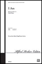 I Am SATB choral sheet music cover